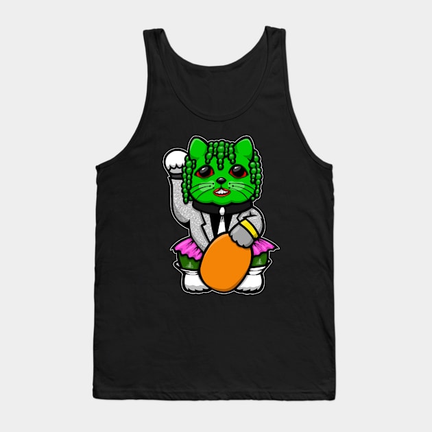 Old Gregg Lucky cat Tank Top by yayzus